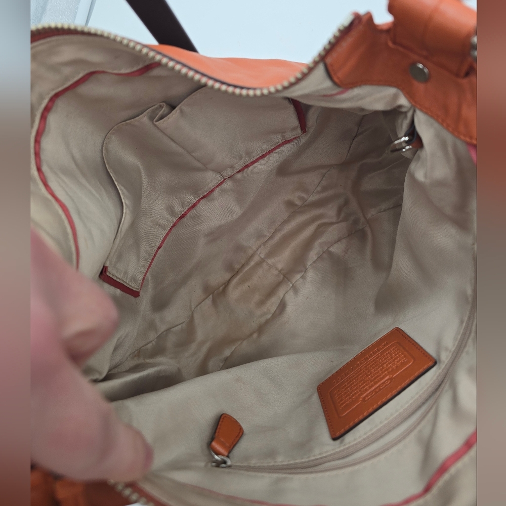 Coach Allie Leather Hobo Shoulder Bag - Picture 10 of 16